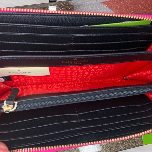 🖤KATE SPADE Laurel Way Bonita Stripe Neda WALLET - Picture 3 of 5